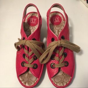 Fly London Wedge Sandals Size 9
